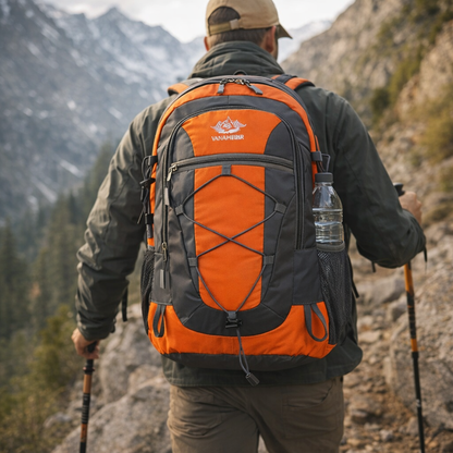 Lichtgewicht wandeltas voor buiten, rugzak met grote capaciteit, heren- en damesreizen, sport, waterbestendige wandelrugzak
