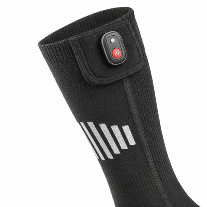 65 ℃   Verwarmde sokken Winterwarmte 5000mAh USB oplaadbare verwarmingssokken Outdoor Ski Verwarmde laarzen Sneeuwscooter Skisok