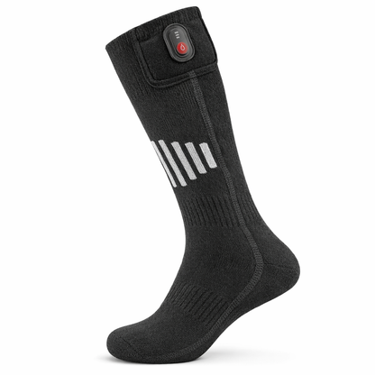 65 ℃   Verwarmde sokken Winterwarmte 5000mAh USB oplaadbare verwarmingssokken Outdoor Ski Verwarmde laarzen Sneeuwscooter Skisok
