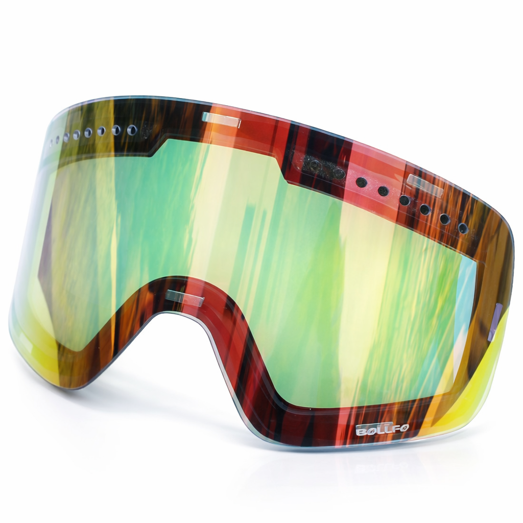 OTG Thickened and Adjustable Strap Ski Goggles with Magnetic Double Layer Lens Skiing Anti-fog Quick Change Lens Snowboard Goggles for Adults Men Women Outdoor Sports Ski Glasses Eyewear can choose extra replacement lens