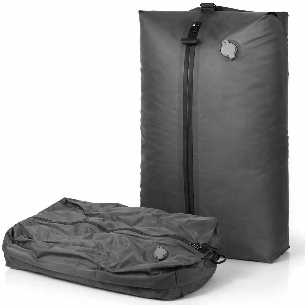 17L vacuümcompressietas met luchtpomp Herbruikbare reiskleding opbergtas Compressiebagagetas