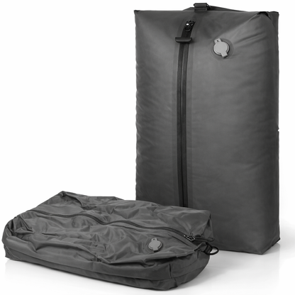 17L vacuümcompressietas met luchtpomp Herbruikbare reiskleding opbergtas Compressiebagagetas