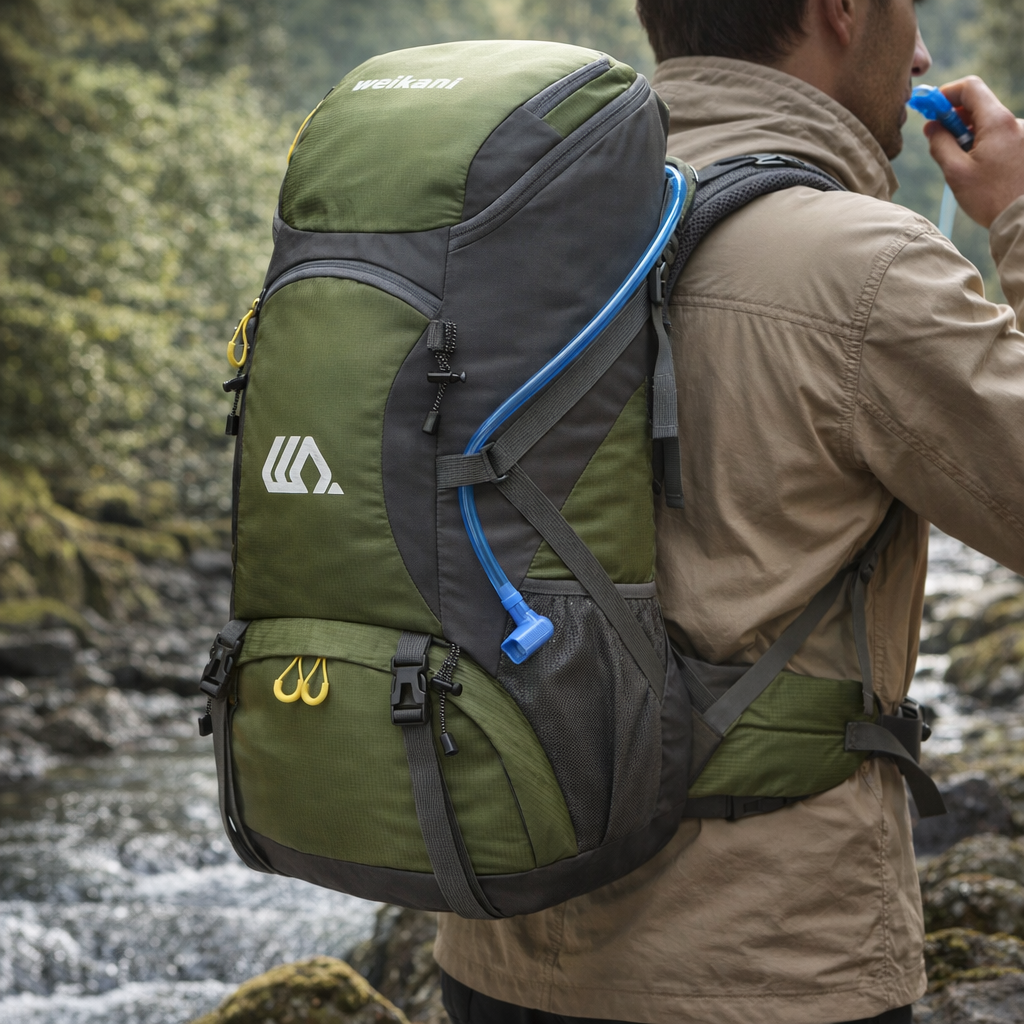 Hoge Capaciteit Multifunctionele Wandelrugzak Mannen Outdoor Sport Reizen Rugzak Tas Vrouwen 50l Wandelen Klimmen Vissen Rugzak