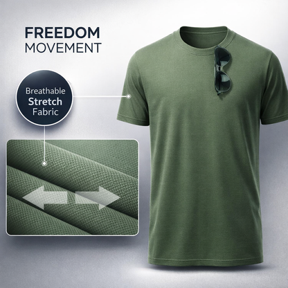 Mannen Zomer Sneldrogend Ademend Elastisch Militaire Tactische Shirts Pullerover Wandelen Camping Tops Klimmen Tees Sport Gym T-shirt