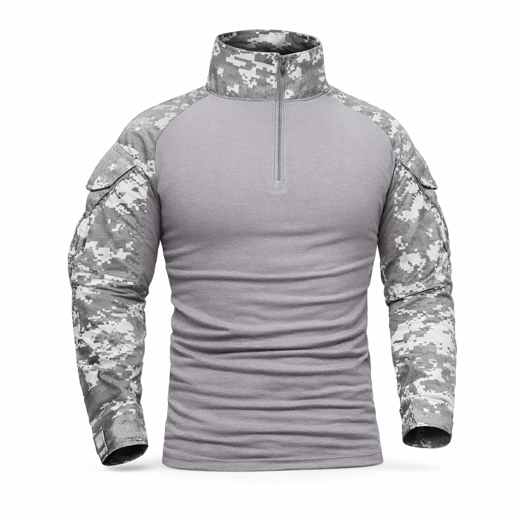 Outdoor Tactische Wandelen T-shirts Mannen Combat Militaire Leger CP Camouflage Lange Mouw Jacht Klimmen Shirt Katoen Sportkleding