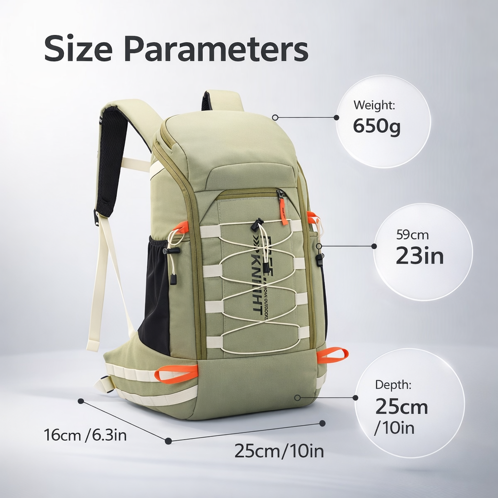 40L Hiking Backpack, Lightweight Travel Backpack, Outdoor Hiking Backpack with Rain Cover, Hiking Backpack for Women and Men, Camping Backpack, Hiking Backpack, Lightweight, Suitable for Travel, Hiking, Hiking, and Large Capacity