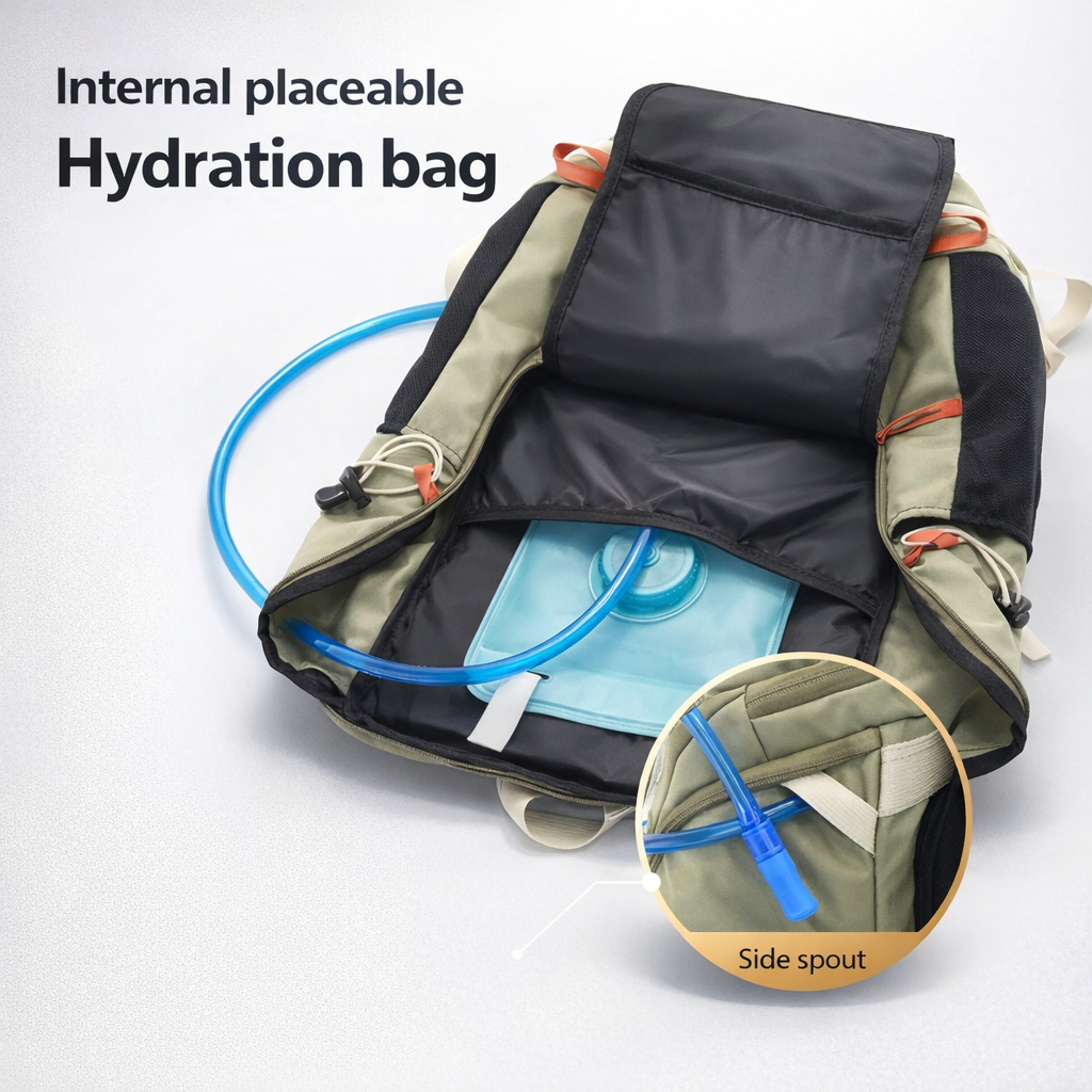 40L Hiking Backpack, Lightweight Travel Backpack, Outdoor Hiking Backpack with Rain Cover, Hiking Backpack for Women and Men, Camping Backpack, Hiking Backpack, Lightweight, Suitable for Travel, Hiking, Hiking, and Large Capacity