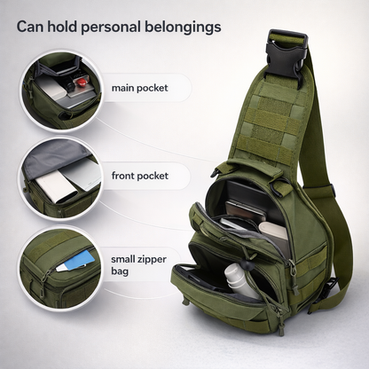 A Two-Part Ensemble, a Backpack for Hiking And Mountaineering
