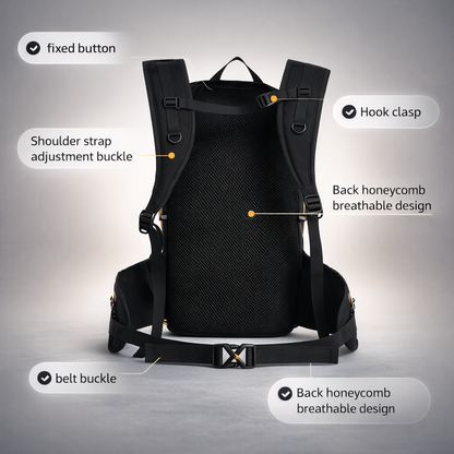 1/2pcs: (Single Backpack) or (Backpack + 2-liter Water Bag), Two Options. A Lightweight Outdoor Water Bag Backpack, Suitable for Running, Hiking, Cycling, Etc. It Features a Mesh Ventilation Design. Marathon Water Bag Backpack.