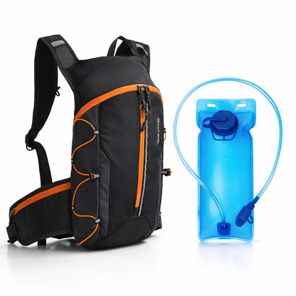 1/2pcs: (Single Backpack) or (Backpack + 2-liter Water Bag), Two Options. A Lightweight Outdoor Water Bag Backpack, Suitable for Running, Hiking, Cycling, Etc. It Features a Mesh Ventilation Design. Marathon Water Bag Backpack.