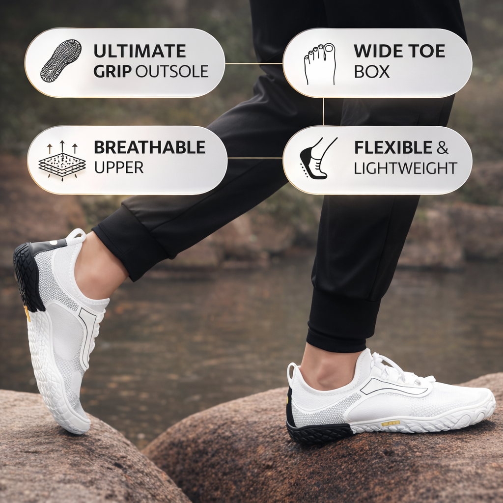 WanderGrip® | Padded Barefoot shoes