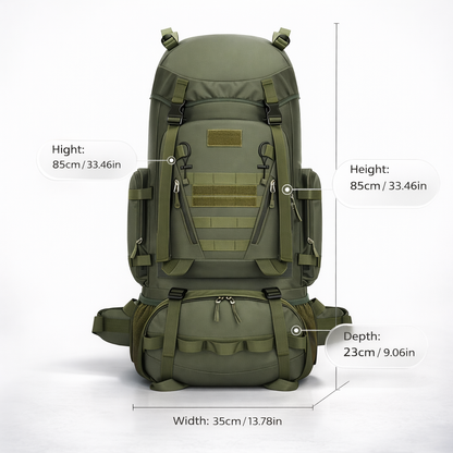 100L Large Capacity Outdoor Backpack for Sports, Suitable for Both Men And Women, Ideal for Travel, Hiking, Business Trips, And Camping