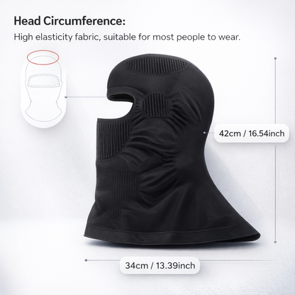 High-elasticity Breathable Balaclava, Seamless Full-face Riding Mask for Outdoor Sports, Sun Protection and Dust Prevention, Motorcycle Visor, for Mountaineering, Hiking, Fishing, Sun-shading Headscarf, Neck Gaiter, and Bicycle/motorcycle Liner