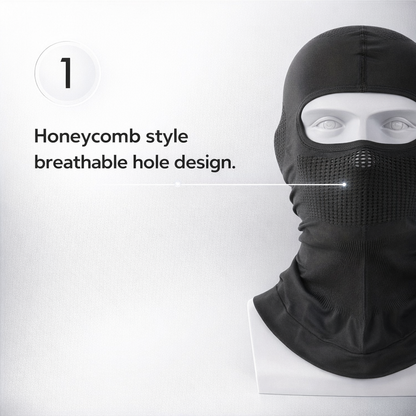 High-elasticity Breathable Balaclava, Seamless Full-face Riding Mask for Outdoor Sports, Sun Protection and Dust Prevention, Motorcycle Visor, for Mountaineering, Hiking, Fishing, Sun-shading Headscarf, Neck Gaiter, and Bicycle/motorcycle Liner