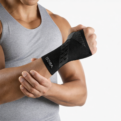 VBOSi 1-delige compressie elastische ademende polssteun palmhoes voor sporttraining en dagelijks gebruik