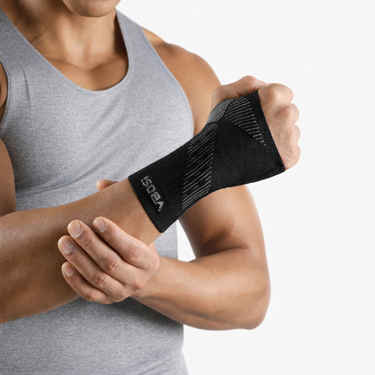 VBOSi 1-delige compressie elastische ademende polssteun palmhoes voor sporttraining en dagelijks gebruik