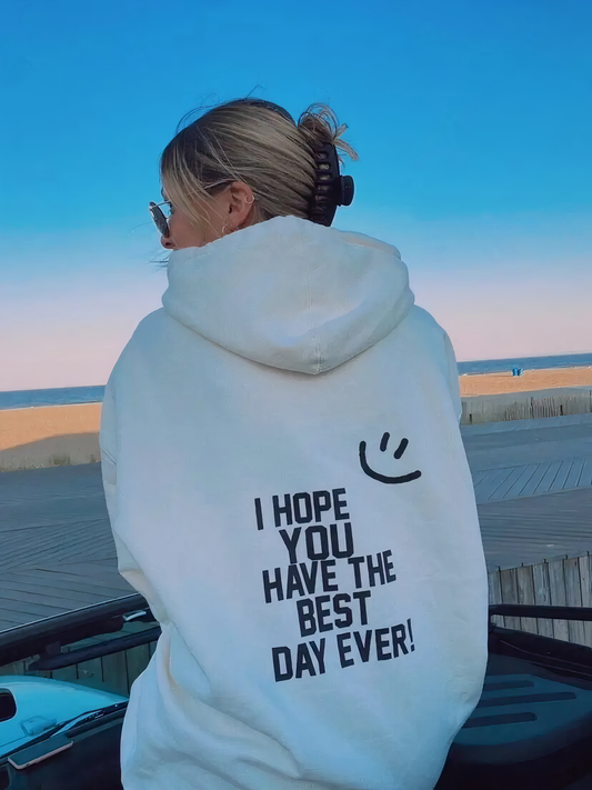 Hoodie Dam, Statement Hoodie | 100 % bomull - Bekväm - Perfekt för vardagen