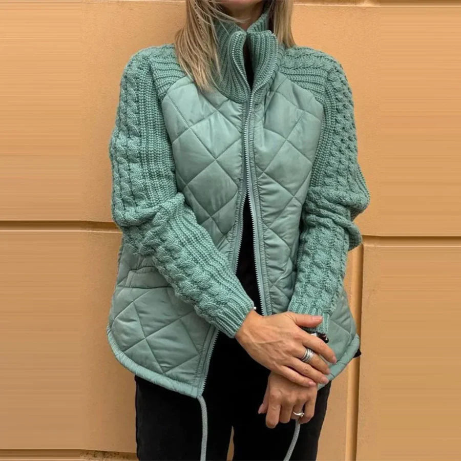 Tilda jacka dam | Modern design med fickor och dragkedja | Polyester | Svart, khaki, grå, blå, grön | S-2XL | Medium tjocklek