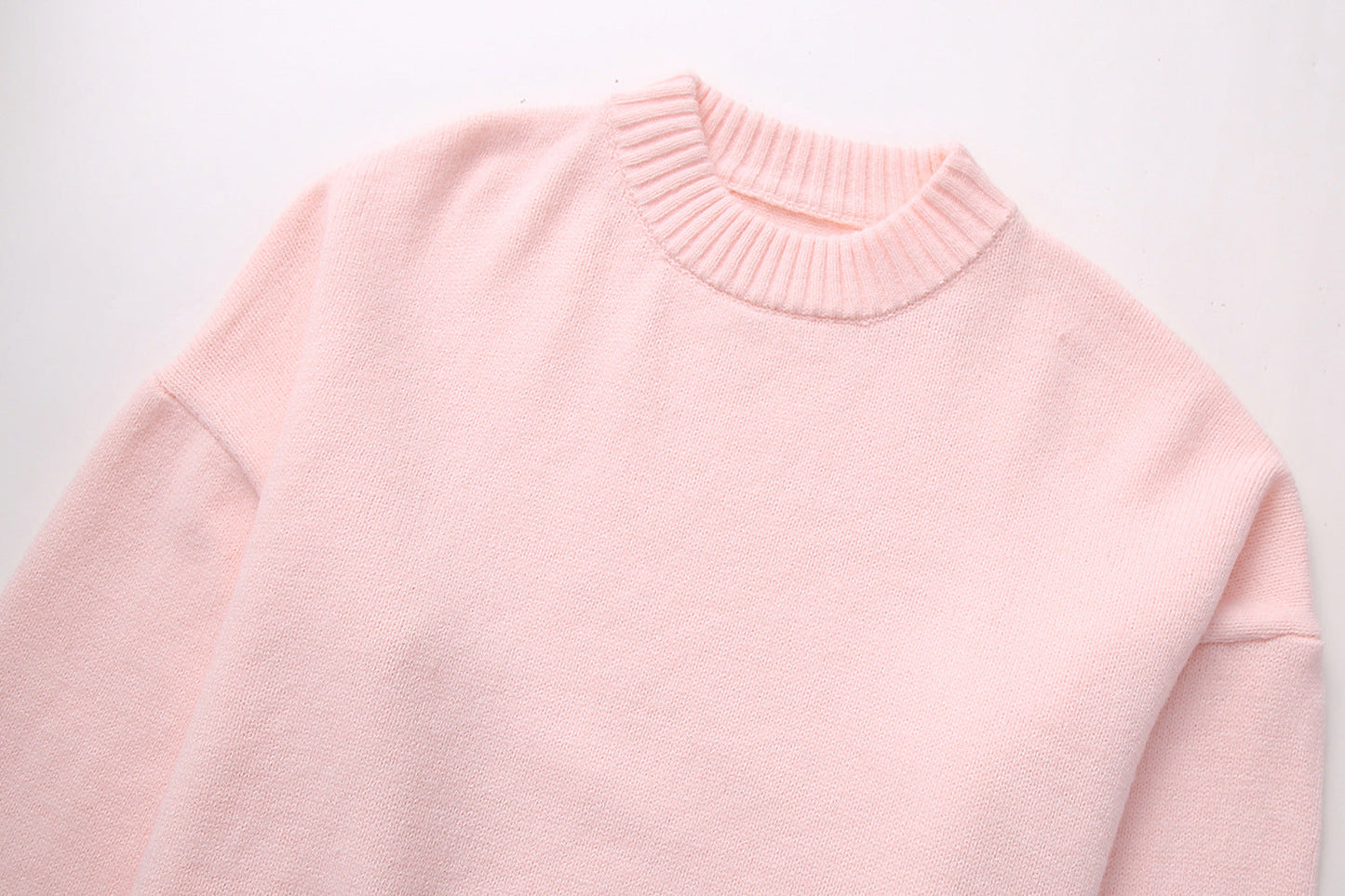 Dame sweater - Wrap sweater - Bomuld - Pink