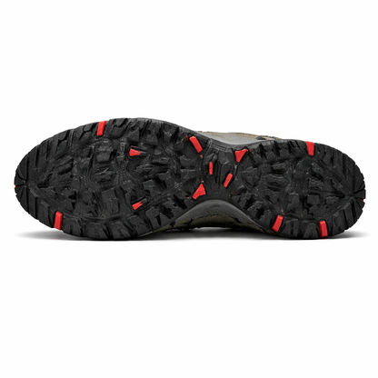 HIKEUP Wandelschoenen voor heren Suède buitenschoenen Slijtvaste heren Trekking Wandelen Jacht Tactische sneakers