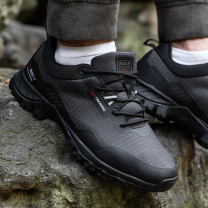 Baasploa Mannen Nieuwe Wandelschoenen Outdoor Waterdichte Slijtvaste Antislip Sneakers Mannelijke Casual Lichtgewicht Veterschoenen Wandelschoenen