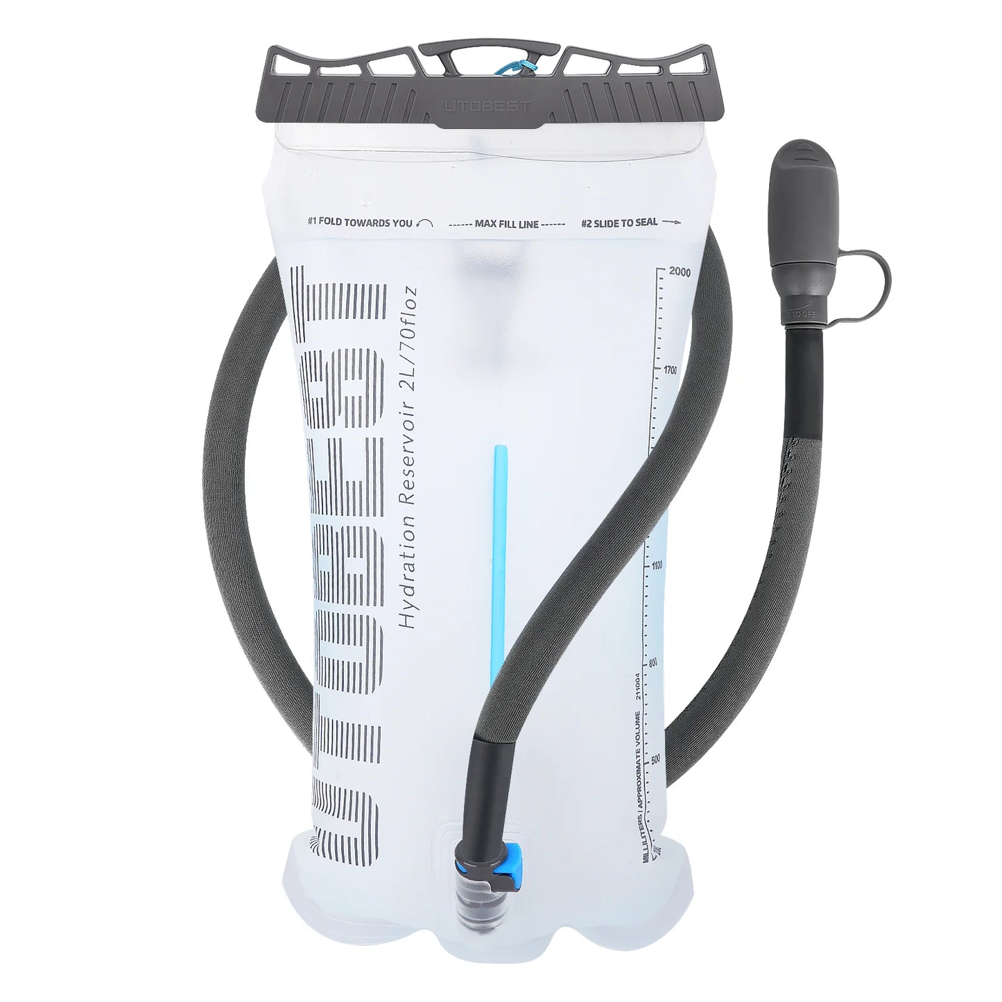 UTOBEST 1.5L/2L/3L Waterzak Drinkrugzak Reservoir TPU Water Opbergtas voor Camping Fietsen Hardlopen Wandelen