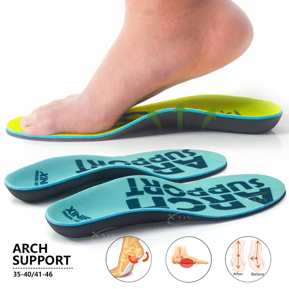 【Xxin】Boog Ondersteuning Binnenzool Orthopedische Binnenzool Mannen Vrouwen Sport Schoen Insert Platte Voet Schoen Pad Size35-46