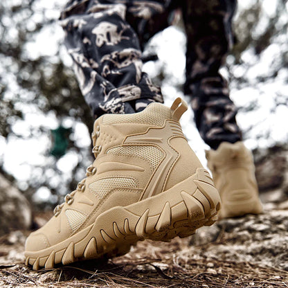 Verbeterde tactiek Combat Training Laarzen Heren Buiten Kamperen Anti-slijtage Snelle respons Wandelschoenen Vissen Jacht Sneakers Heren