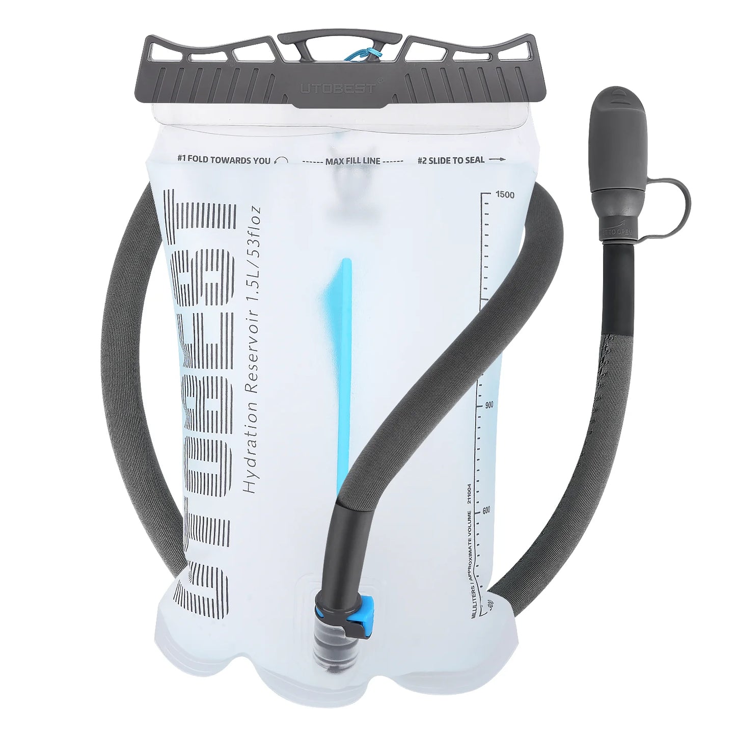UTOBEST 1.5L/2L/3L Waterzak Drinkrugzak Reservoir TPU Water Opbergtas voor Camping Fietsen Hardlopen Wandelen