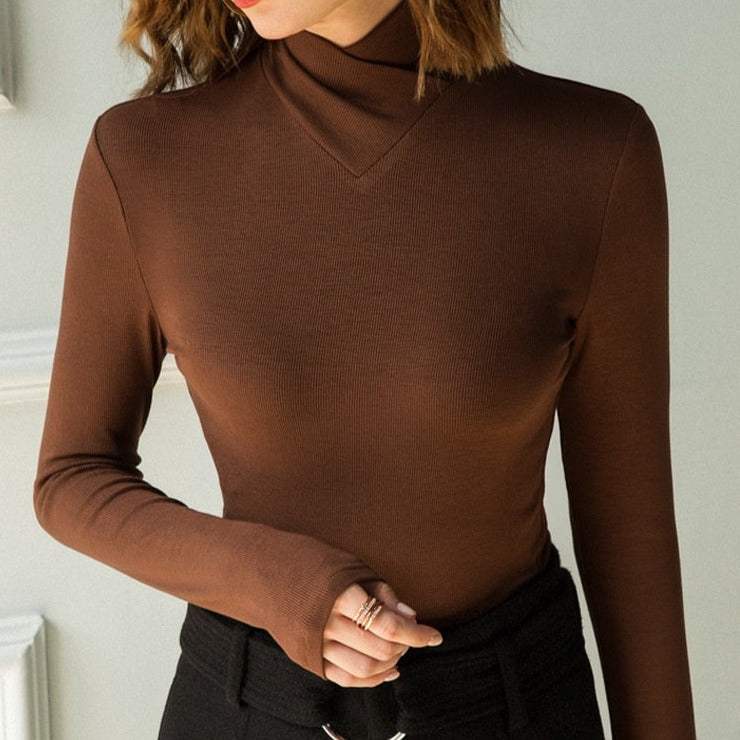 Turtleneck trui voor dames - Visconte