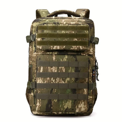 Tactische rugzakken Camouflagerugzak voor heren, wandel- en kampeerrugzak, meerlaagse buitensportrugzak met grote capaciteit