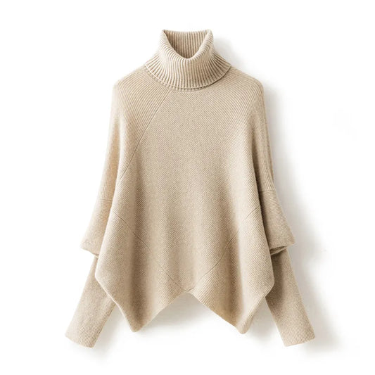 Turtleneck Tröja Dam, Elegant Tröja | Klassisk - Bekväm - Perfekt för formella tillfällen