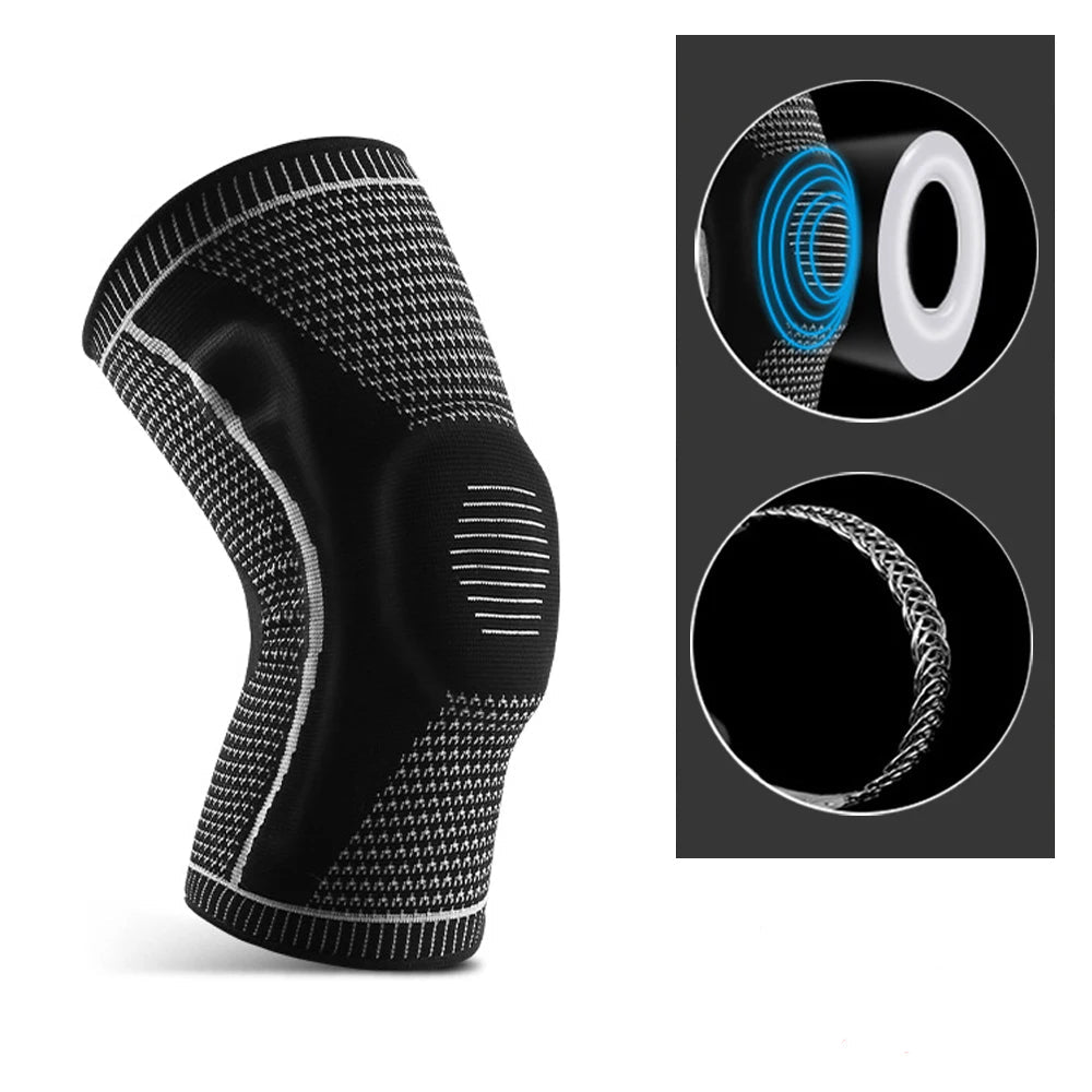 1 PCS Professionele Sport Kniebrace voor Artritis Crossfit Protector Ondersteuning Pads Meniscus Scheur Gewrichtspijn Relief Hardlopen Rijden