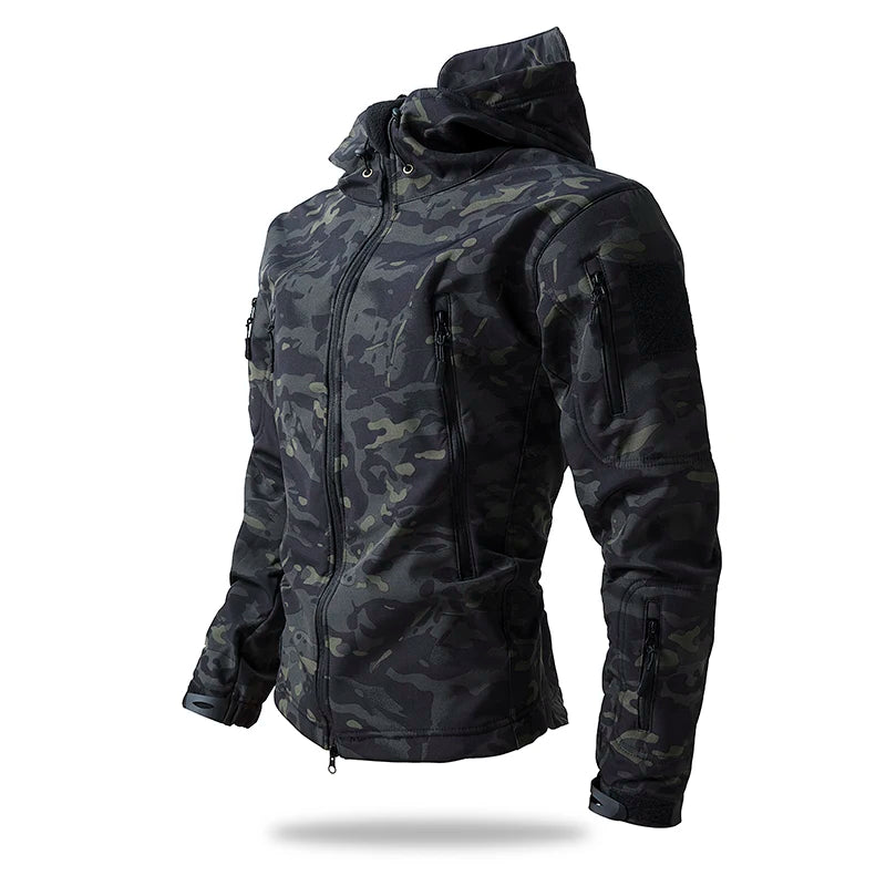Lurker Shark Skin Soft Shell Tactische Jas Mannen Waterdichte Fleece Kapmantel Jacht Kleding Herfst Nieuwe Outdoor Camouflage Jas