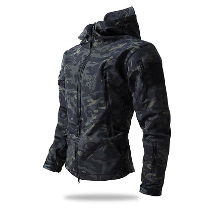 Lurker Shark Skin Soft Shell Tactische Jas Mannen Waterdichte Fleece Kapmantel Jacht Kleding Herfst Nieuwe Outdoor Camouflage Jas