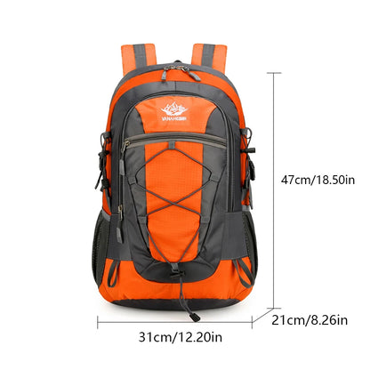 Lichtgewicht wandeltas voor buiten, rugzak met grote capaciteit, heren- en damesreizen, sport, waterbestendige wandelrugzak
