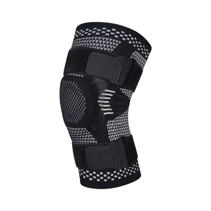 1PCS Kniebrace Ondersteuning Compressie Mouw met Zijstabilisatoren en Patella Gel voor Kniepijn Meniscus Scheur ACL Letsel herstel