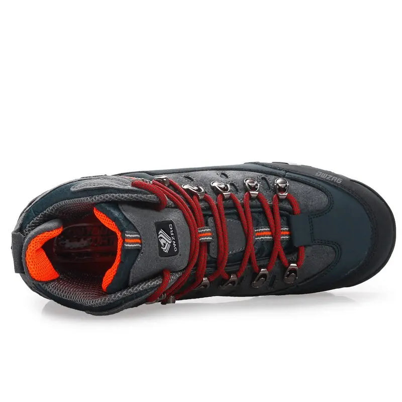 Mannen Wandelen Schoenen Waterdichte Lederen Schoenen Klimmen & Vissen Schoenen Nieuwe Outdoor Schoenen Mannen Hoge Top Winter Laarzen Trekking Sneaker