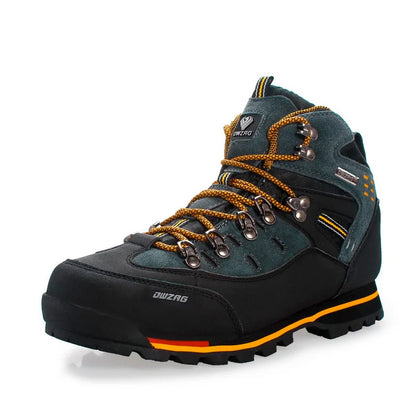 Mannen Wandelen Schoenen Waterdichte Lederen Schoenen Klimmen & Vissen Schoenen Nieuwe Outdoor Schoenen Mannen Hoge Top Winter Laarzen Trekking Sneaker