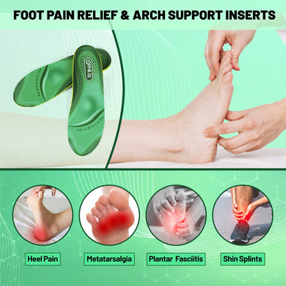IFitna Fasciitis Plantaris Relief Orthopedische Binnenzool Platvoeten Hoge Steunzool Middenvoet Pijn Insert Mannen Vrouwen Staande De hele dag