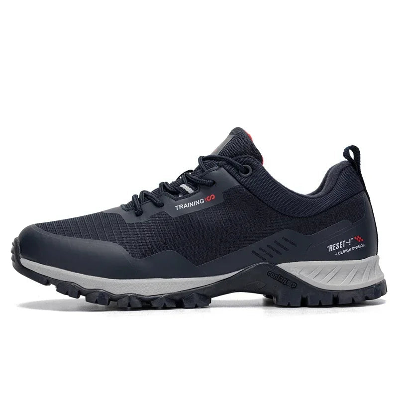 Baasploa Mannen Nieuwe Wandelschoenen Outdoor Waterdichte Slijtvaste Antislip Sneakers Mannelijke Casual Lichtgewicht Veterschoenen Wandelschoenen