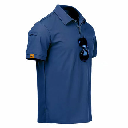 Sneldrogende trui voor heren, geborduurde shirts, zomer, oversized, ademende kleding, elastische effen camping, wandelen, klimmen, T-shirts