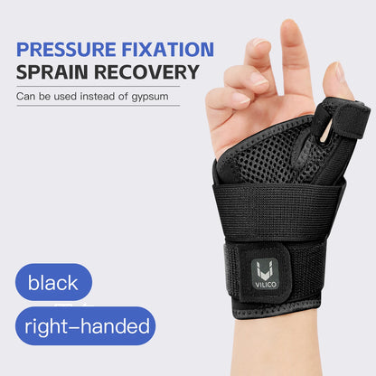 Flexibele pols- en duimbrace voor tendinitis, artritis, ademende duimbeschermer, geschikt voor rechter- en linkerhand