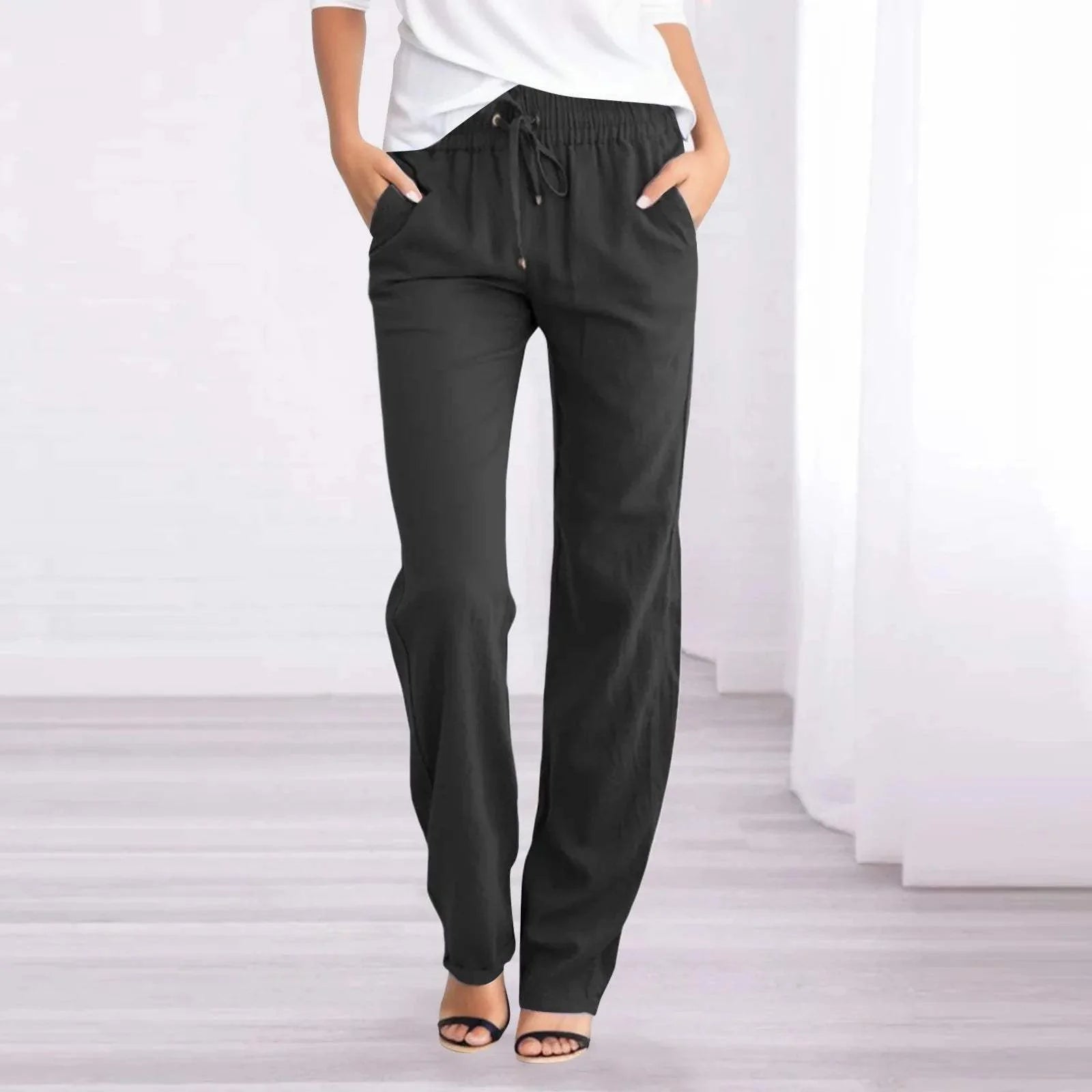 Casual Dames Linnen Broek - Visconte