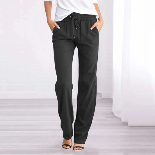 Casual Dames Linnen Broek - Visconte