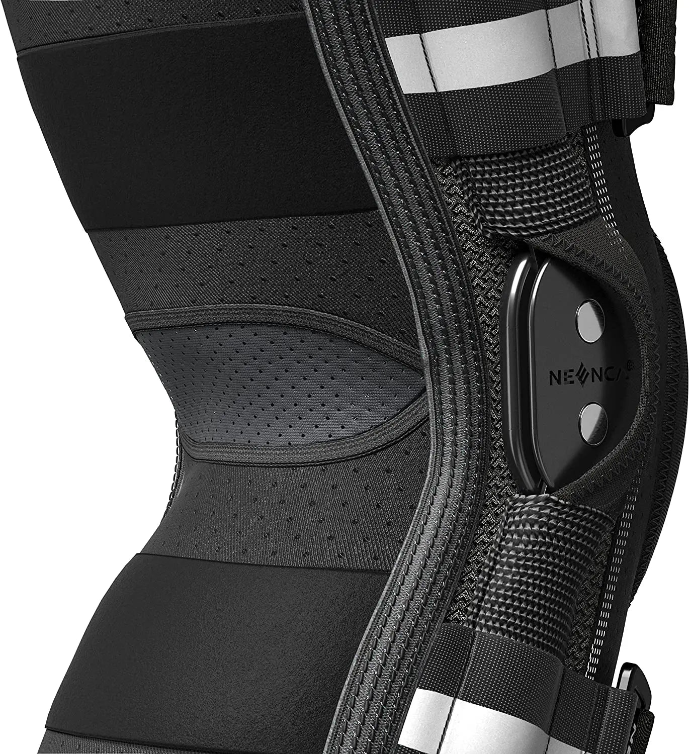 NEENCA Scharnierende Kniebrace voor Kniepijn Kniesteun met Zijstabilisatoren Gewrichtspijn Verlichting Artritis Meniscusscheur ACL PCL