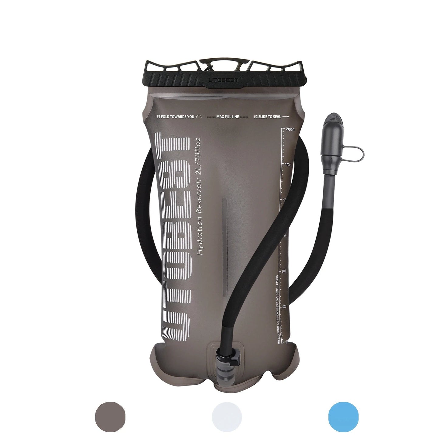 UTOBEST 1.5L/2L/3L Waterzak Drinkrugzak Reservoir TPU Water Opbergtas voor Camping Fietsen Hardlopen Wandelen