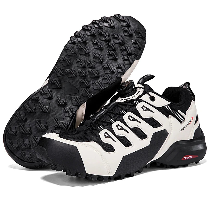 Wandelschoenen voor heren Suède buitenschoenen Slijtvaste heren Trekking Wandelen Jacht Tactische sneakers