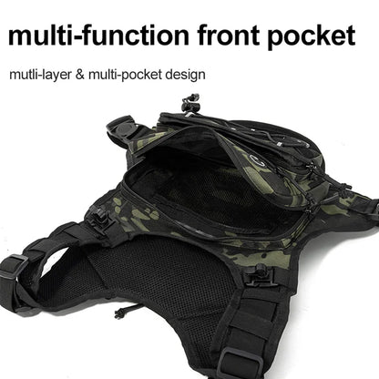 Running Chest Pack Hydratatievest voor fietsen Wandelen Fietsrace Marathontas Heren Dames Sport Tactisch zakje Campingrugzak