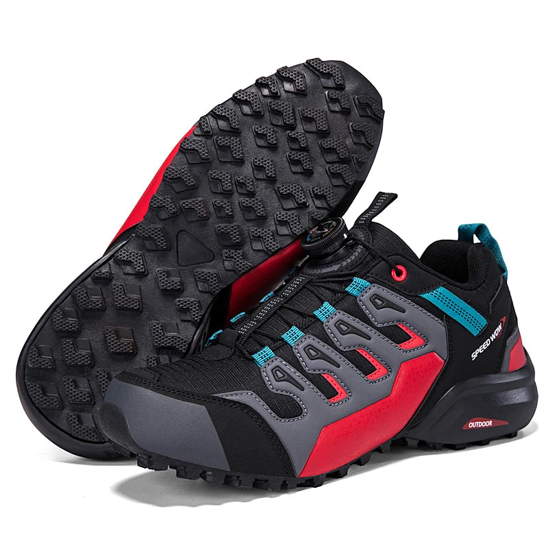 Wandelschoenen voor heren Suède buitenschoenen Slijtvaste heren Trekking Wandelen Jacht Tactische sneakers